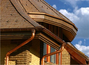 Copper Gutters